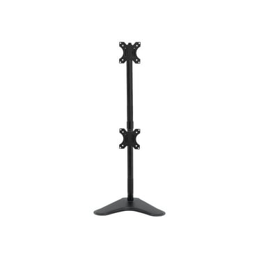 Mount-It! Vertical Dual Monitor Stand | Fits 17-32 Inch Monitors | Freestanding