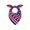 RED BLUE, variant on Fourth of July Women’s Star Stripes Bandana from Way to Celebrate, One Size, Red/Multi