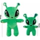 thumbnail image 2 of Juguetes de Peluche de Alienígena Verde, 2 Piezas, 35 cm y 15 cm, Juguete Suave para Niños, Regalo y Decoración (35cm y 15cm), 2 of 3