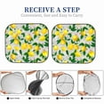 thumbnail image 6 of Disketp 2 Piece Lemon Seamless Pattern Oil Painting Effect Pattern Windshield Sunshades,Folding Windshield Sun Shade For Car Suv Trucks Sedan,Blocks Uv Rays Sun Visor Protector-Large, 6 of 7