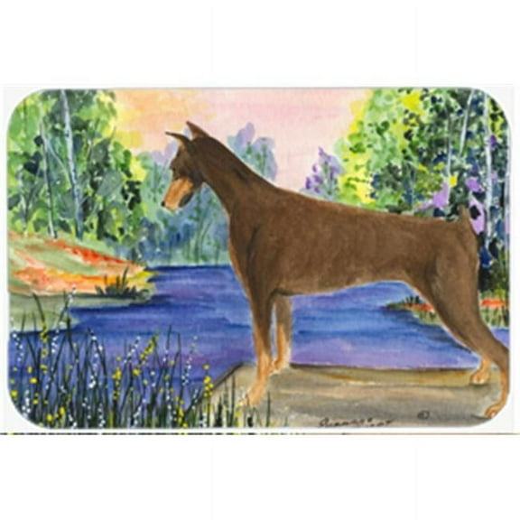 Doberman Mouse Pad, Hot Pad & Trivet