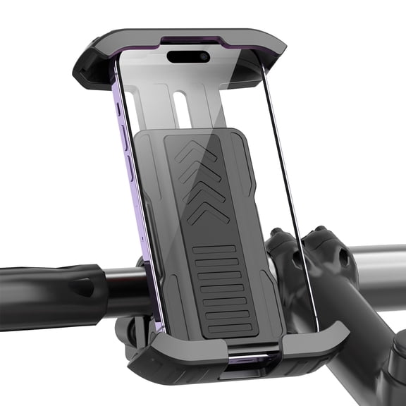 MAGIFOCUS Bicycle Phone Holder, Stable Motorcycle & Scooter Mount, Adjustable Handlebar Cell Phone Clamp for 4.7-7" Devices