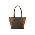 thumbnail image 6 of Michael Kors Women's 100% Leather Logo Handbag, Brown, 6 of 7