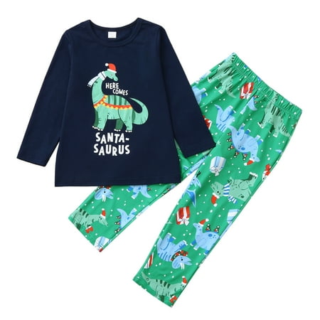 

Unbranded Christmas Kids Pants Pajamas Blouse Children And Clothes Family Print Tops Pajamas for Christmas Family