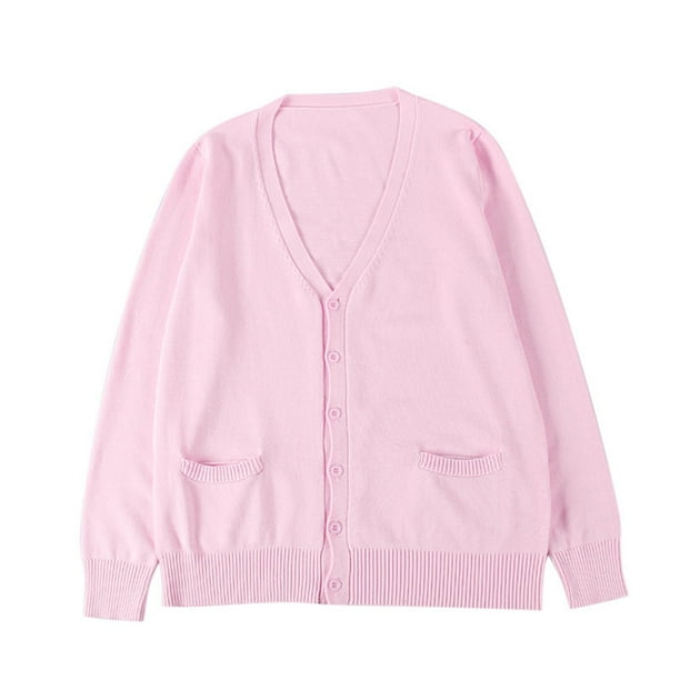 Puntoco Cárdigan De Punto De Color Liso Con Botones Y Doble Bolsillo, Manga Larga, Capucha, Ropa Informal Para Mujer
