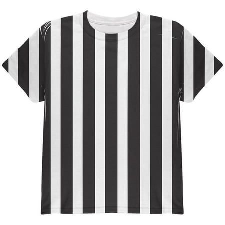 Halloween Referee Costume All Over Youth T Shirt