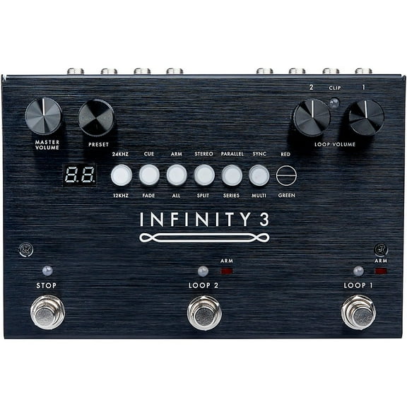 Pigtronix Infinity Looper 3 Effects Pedal Black