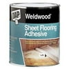 Sheet Flooring Adhesive, Quart 2pk