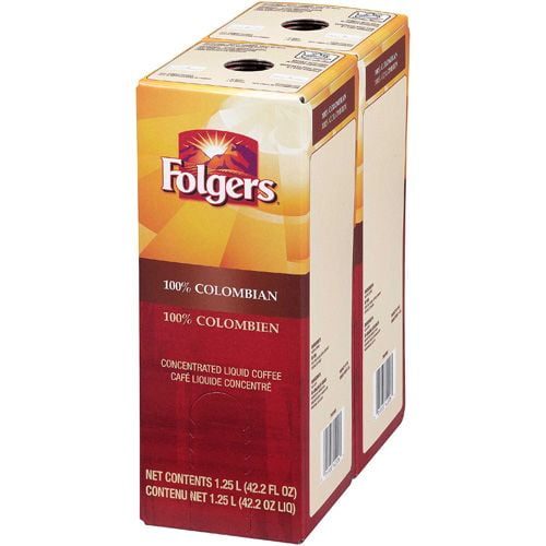 Folgers 100 Percent Colombian Coffee Liquid, 1.25 Liter 2 per pack 1