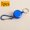 Blue, variant on Retractable Steel Wire Rope Pull Key Chain Spring Buckle Clasp Outdoor Steel Wire Rope Key Ring Rebound ID Card Holder Sports Multi-Function Tool