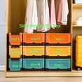thumbnail image 3 of Storage Box Large Capacity Heat Resistant Plastic Folding Toys Organizer Holder for Home, 3 of 9
