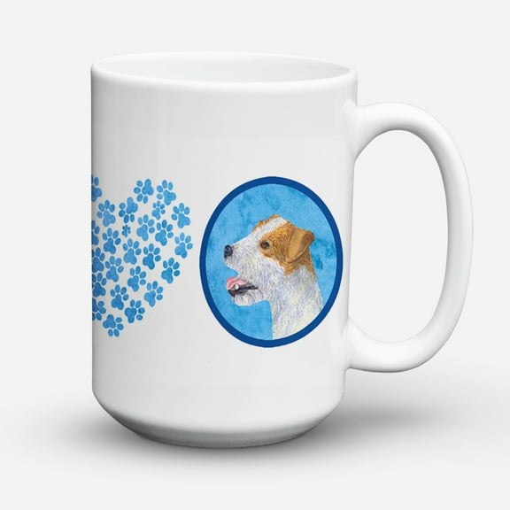 Blue Jack Russell Terrier Coffee Mug 15 oz