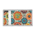 thumbnail image 2 of JIALIOU Nylon Trifold Card Wallet with ID Window Zipper Pocket for Men Women Teen Colorful Bohemian Geometry, 2 of 7