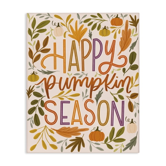 Stupell Industries French Country Happy Pumpkin Season Canvas Art, 16 x 20, by Isabela Schielke