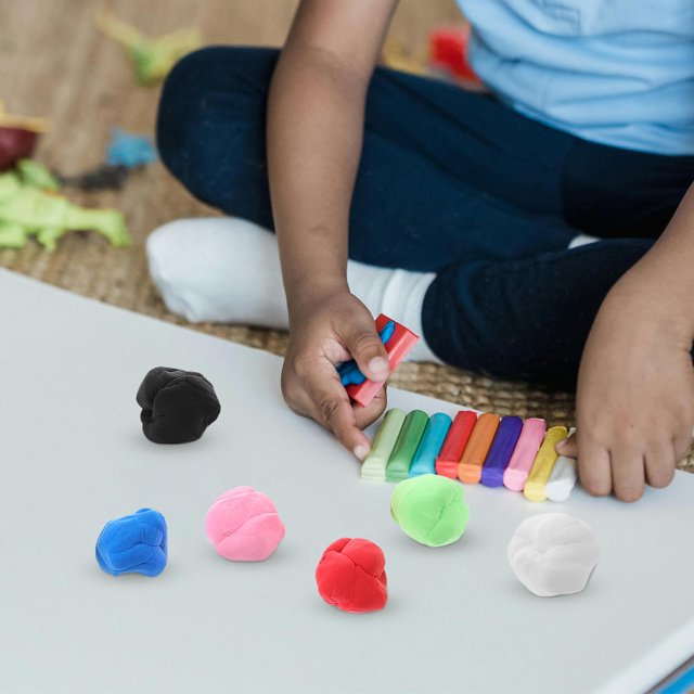 OULII Modeling Clay Kit Ultra Light Air Dry Clay Black 6Set for Classroom Activities 10.4*7.7*2in