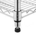 thumbnail image 3 of TRINITY 48"W x 18"D x 72"H 5-Shelf Wire Shelving Unit, 4000 lb Capacity, Chrome Color, 3 of 6