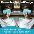 BeeVines Gel Eye Mask, 2 Pack Cooling Ice Sleeping Masks for Puffy Eyes for Men & Women, Cold