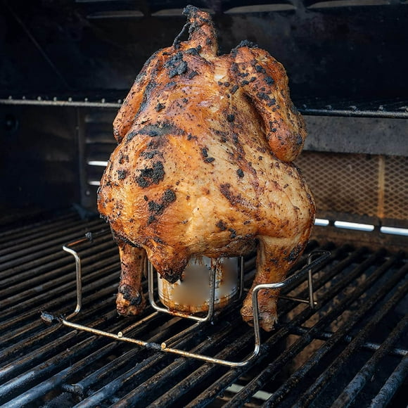 Stainless Steel Foldable Chicken Rack Rack Chicken Foldable Can Barbecue Multifunctional Stand Z3 Grill Portable Grill Stand on Wheels Barbecue Stove Portable Grill Outdoor Disposable Grills Hibachi