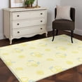 thumbnail image 3 of Yellow Lemon Area Rugs 4'x6', Washable Small Throw Rugs for Office Bathroom, Summer Farmhouse Fruits Leaves Lemon Indoor Outdoor Rug Non-Slip Low Pile Carpet Runner Reversible Floor Mats, 3 of 8