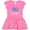Raspberry with Polka Dots, variant on Inktastic I'm So Cute, I Must Be Greek Sunflower Greece Flag Girls Toddler Dress