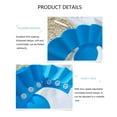thumbnail image 3 of NOGIS Baby Shower Cap Soft Adjustable Bathing Shampoo Hat with Ear Protection Bath Protection Cap Children Wash Hair Sheet Hats (Blue), 3 of 7
