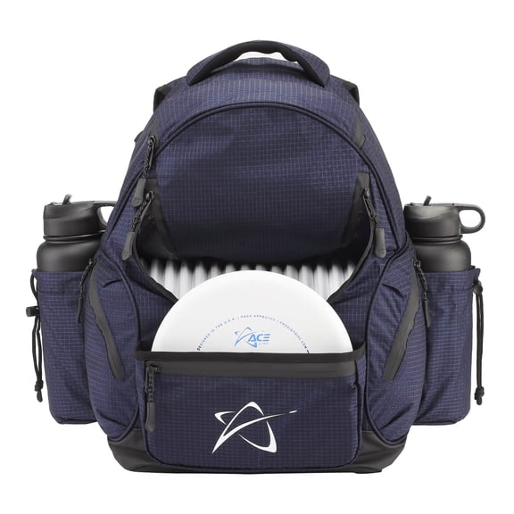 Prodigy Disc BP-3 V3 Disc Golf Backpack | Frisbee Golf Bag with 30+ Disc Capacity | Disc Golf Bag Backpack - Great for Beginners | Tear and Water Resistant | Large Disc Golf Bag (Navy)