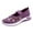 Purple, variant on Mostsola Loafers for Women Flower Embroidery Slip on Mary Jane Shoes Comfortable Walking Shoes