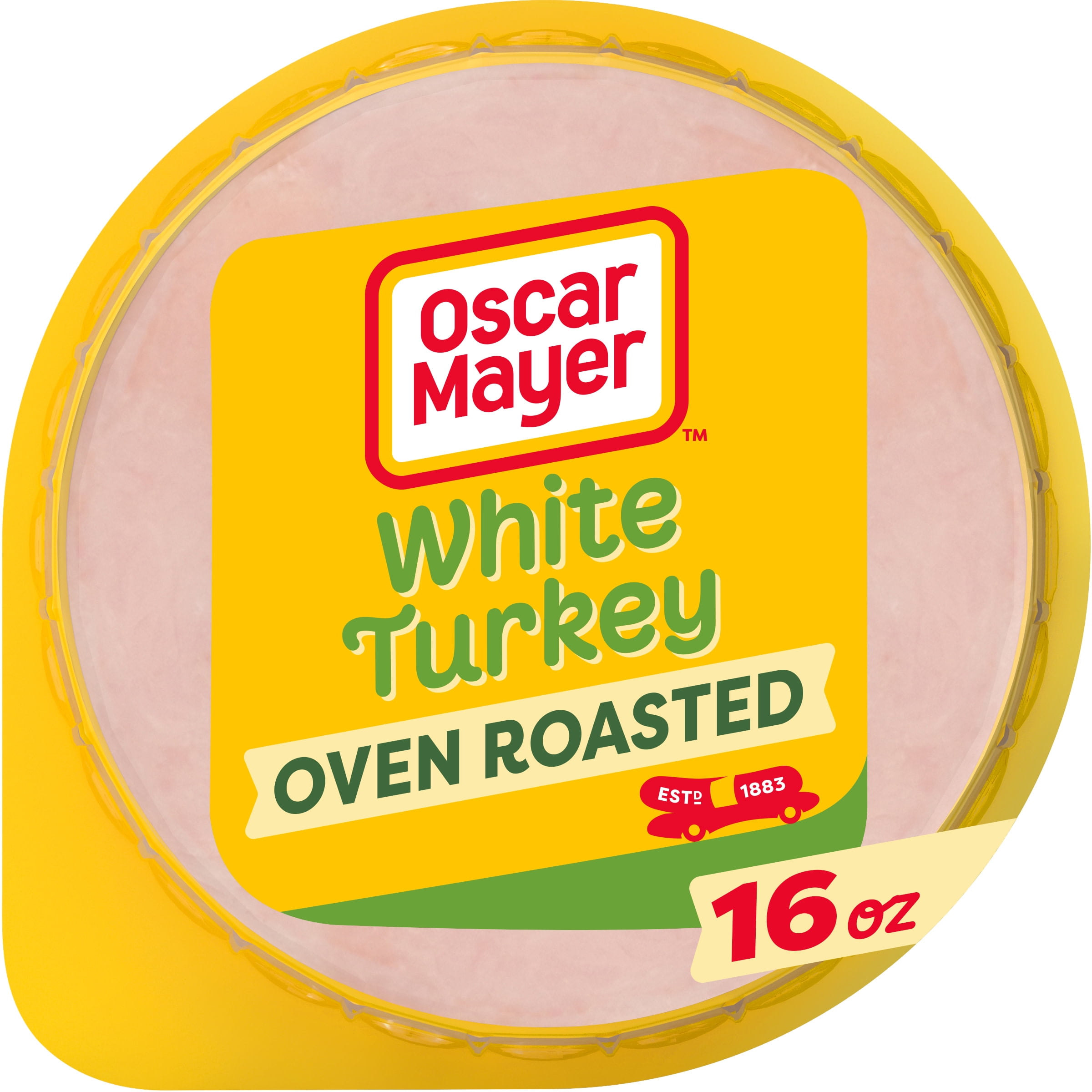 Oscar Mayer Oven Roasted White Sliced Turkey Deli Lunch Meat, 16 oz Package
