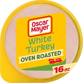 O Mayer Oven Roasted White Sliced Turkey Deli Lunch Meat, 16 oz Package
