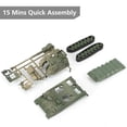 thumbnail image 2 of Tanque Toy Playset Gresdent de la Segunda Guerra Mundial con 2 modelos AS-90 del Reino Unido y 10 soldados, 2 of 4