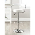 thumbnail image 3 of SAFAVIEH Angus Swivel Bar Stool Black, 3 of 3