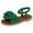 G, variant on Rokment Womens Bow Flat Dress Sandals Beach Summer Comfortable Stylish Casual Bowknot Low Heel Open Toe Slingback Sandals for Vacation Walking A Size 6