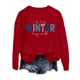 thumbnail image 3 of Fall Sweatshirts for Women 2025 I Don't Do Winter Very Well Sweatshirt Long Sleeve Crewneck Graphic Pullover Tops, 3 of 5