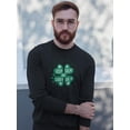 thumbnail image 2 of Keep Calm And Lucky On! Sweatshirt Men -Image by Shutterstock, Male 5X-Large, 2 of 4