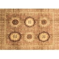 thumbnail image 1 of Ahgly Company Indoor Rectangle Abstract Brown Modern Area Rugs, 2' x 3', 1 of 4