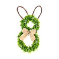 thumbnail image 2 of Guirnalda de Corona de Primavera de Conejo de Pascua de Ratán de 20x10 Pulgadas para Accesorios de Pasillo, 2 of 9