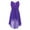 Purple, variant on iEFiEL Kids Girls Sleeveless Sparkly Rhinestone High-low Hem Dress for Birthday Party Pink 12