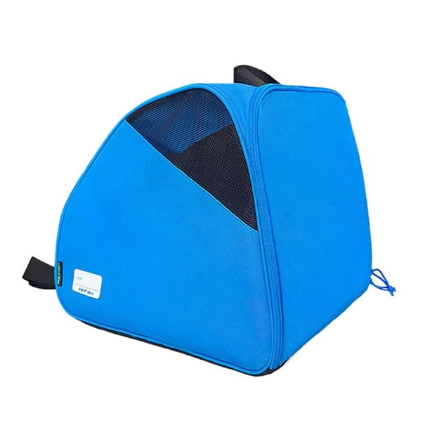 Roller Skates Storage Bag for Roller Skate Helmet Protective Gears Roller Boots Skates Shoes 3 Compartments DesignBlue He Qiyong unisex