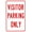 Warning Sign 3, variant on Visitor Parking Only Left Arrow Bilingual Sign 8"x12" - Security Metal Wall Decor for Business Office Yard Street Road Home