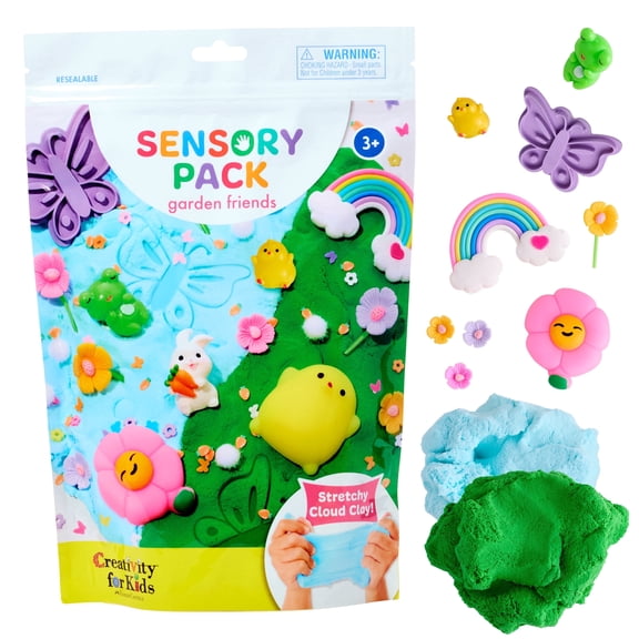Creativity for Kids Sensory Pack Garden Friends, Easter Gifts for Kids, Toddler Toys | Holiday Stocking Stuffers (Ages 3 )
