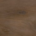 thumbnail image 4 of Maeve Grey Wash Open Slat Solid Wood Round Drum Accent Table by East at Main - Round Rustic Teak Wood Side Table / End Table (12x12x18), 4 of 5