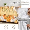 thumbnail image 5 of Orange Thanksgiving Sink Skirt Curtain 32''x55'',Fall Country Pumpkin Leaves Flowers Cabinet Door Curtain Pantry Utility Curtains,Bathroom Kitchen Laundry Privacy Drape Waterproof Dishwasher Curtains, 5 of 9