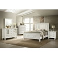 thumbnail image 2 of Sandy Beach 5-piece Queen Bedroom Set Cream White, 2 of 20