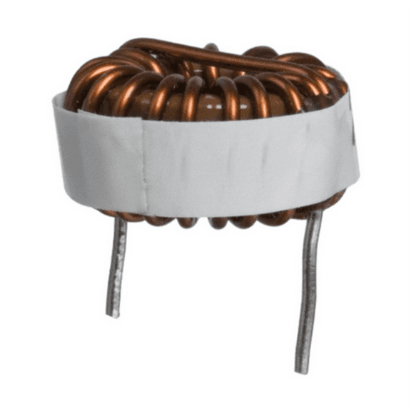 Pack of 2 2112-H-RC Unshielded Toroidal Inductor 100 µH 2.4 A 130mOhm Max Radial, Horizontal (Open)