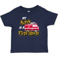 thumbnail image 3 of Inktastic My Aunt is a Firefighter with Fire Truck Boys or Girls Baby T-Shirt, 3 of 5