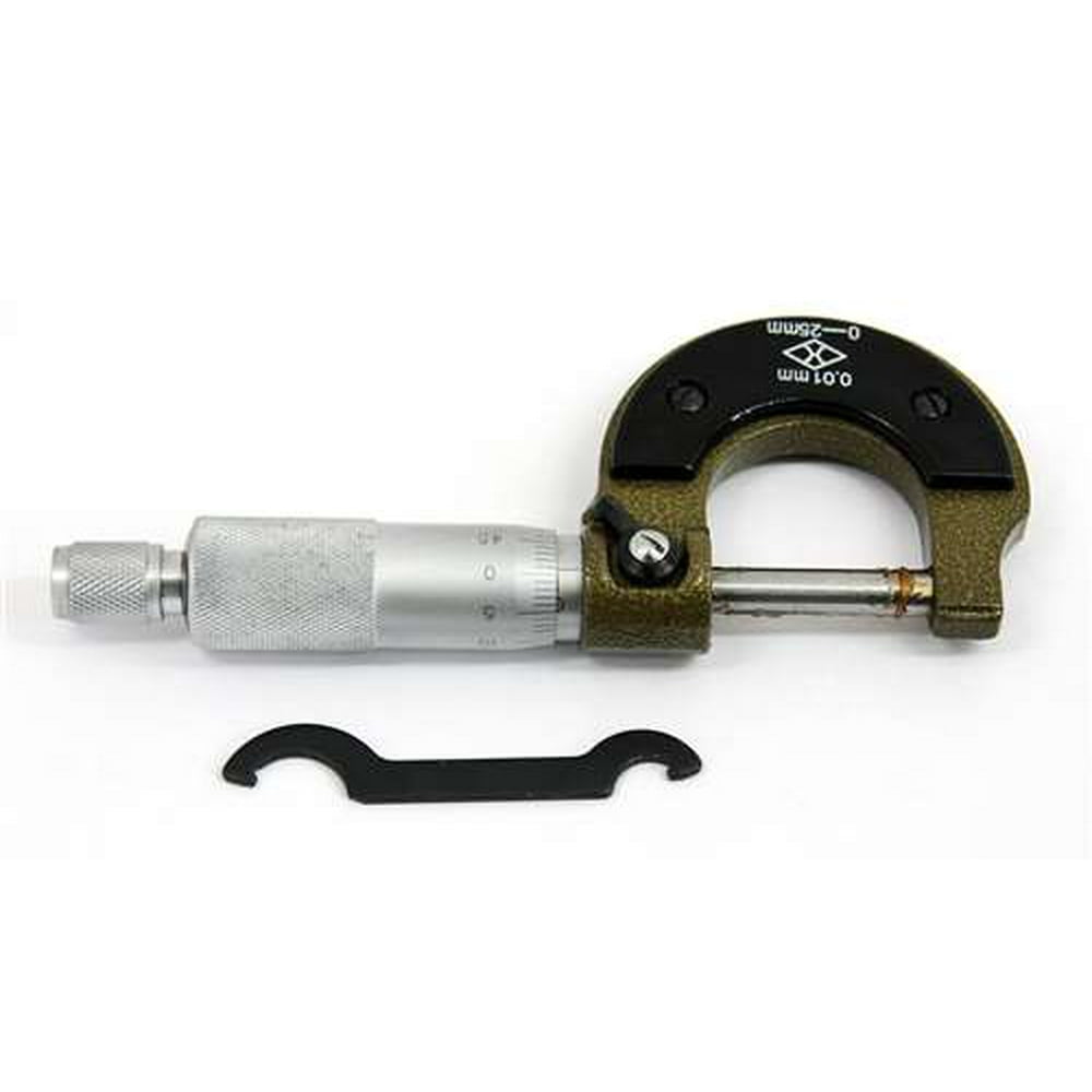 Old School Micrometer Bearing Measuring Tool 025mm Outside Micrometers