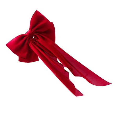 LOLIPPYY Red Bow Hair Clip 1Pcs For Women Teen Girls Ribbon Bows For Hair