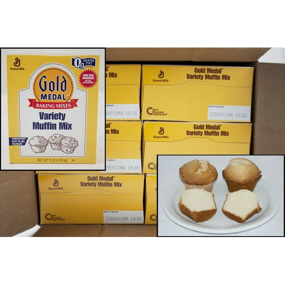 (Price/Case)Gold Medal Baking Mixes Variety Muffin Mix 5 Pounds Per Pack - 6 Per Case