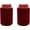 Burgundy, variant on Blank Neoprene Full Bottom Can Coolie (Variety Color 6 Pack)