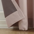 thumbnail image 4 of Sun Zero Kylee Energy Efficient Room Darkening Rod Pocket Curtain Panel, 54" X 84", Blush Pink, 4 of 9